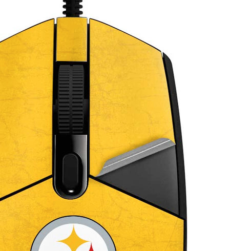 NFL Pittsburgh Steelers - Alternate Distressed G203 Prodigy RGB Wired Gaming Mouse Skin